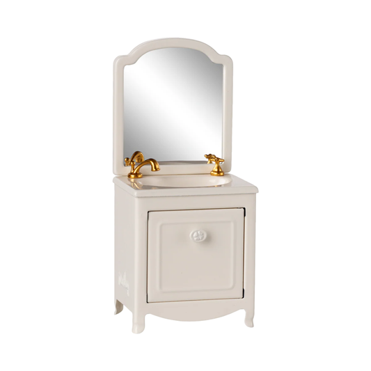 Sink Dresser with Mirror, Mouse (Off White)