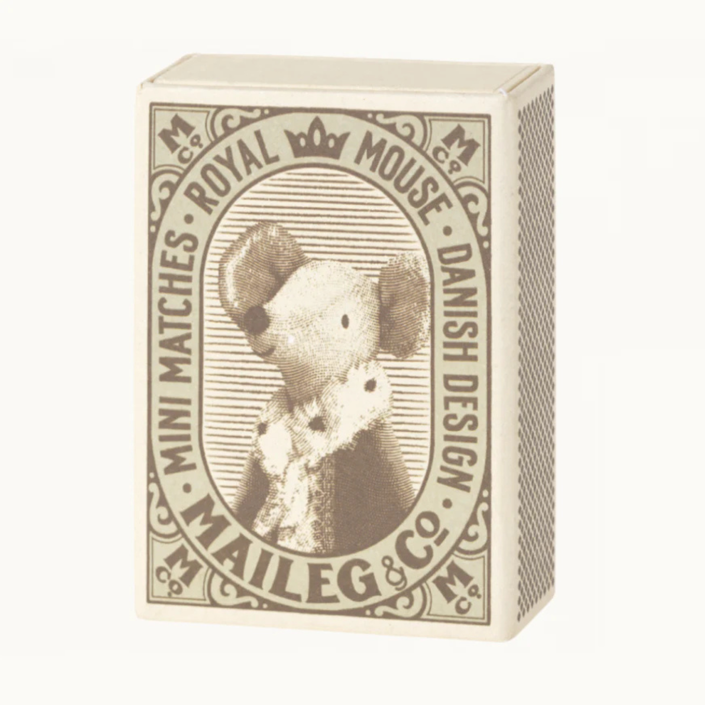 Sleepy/Wakey Baby Mouse in Matchbox (Blue)