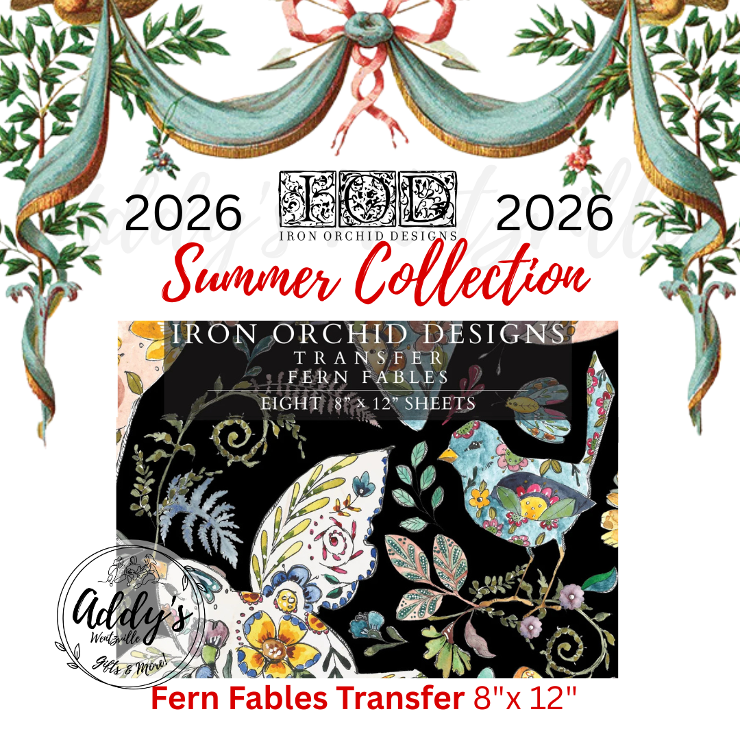 Fern Fables IOD Transfer 8"x 12" Pad