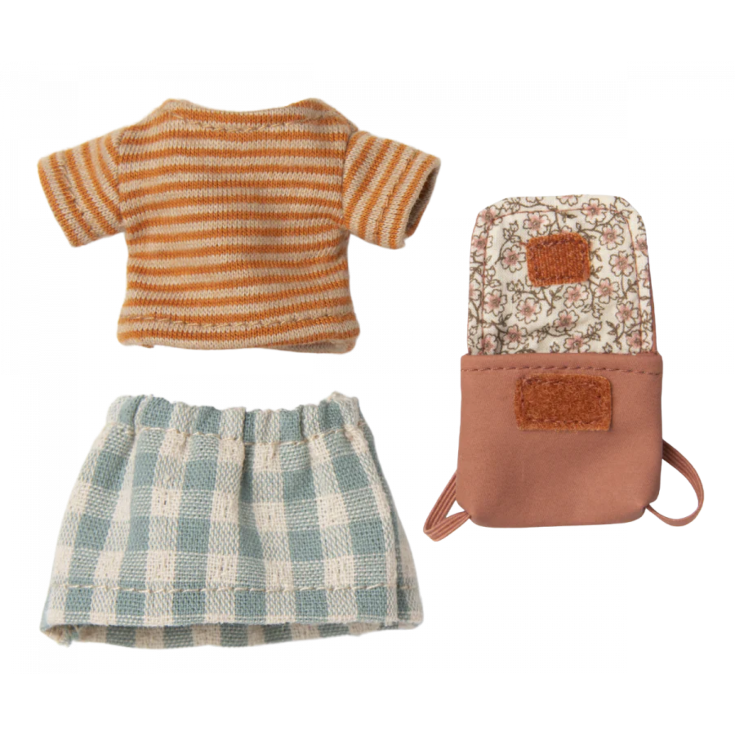 Clothes and Bag, Big Sister Mouse (Old Rose)