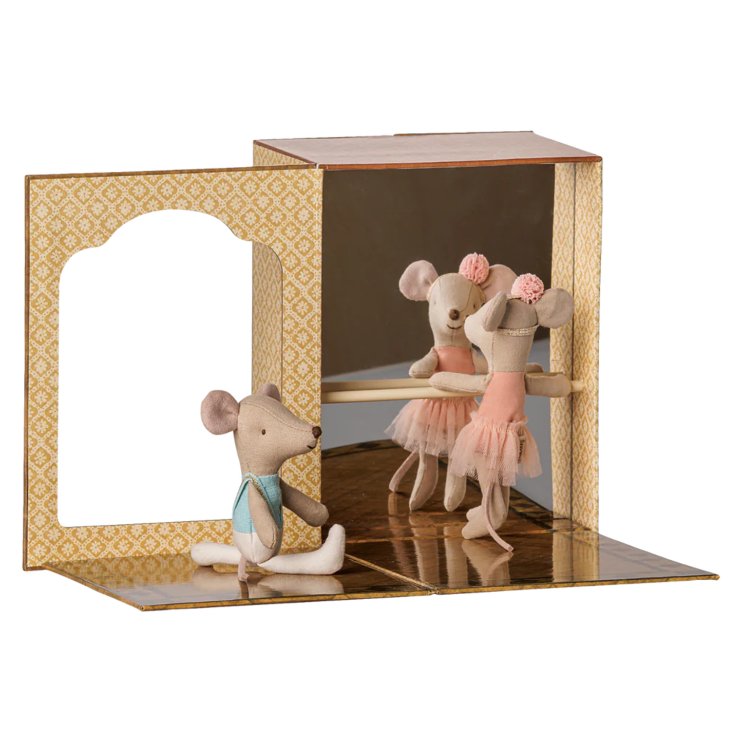 PREORDER: Ballet Mice in Dance Studio, Little Sister and Brother (Expected: 08/01/26)