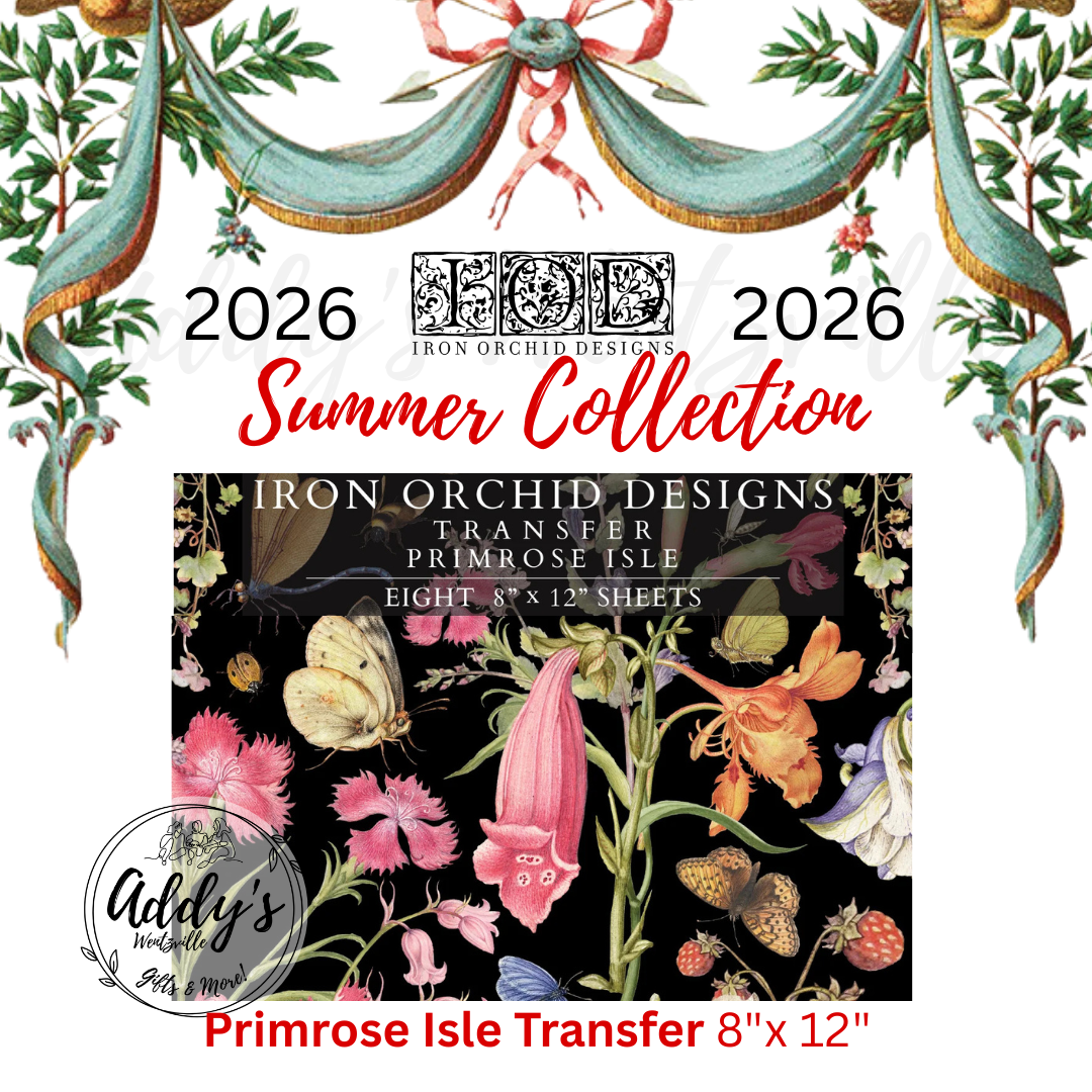 Primrose Isle IOD Transfer 8"x 12" Pad