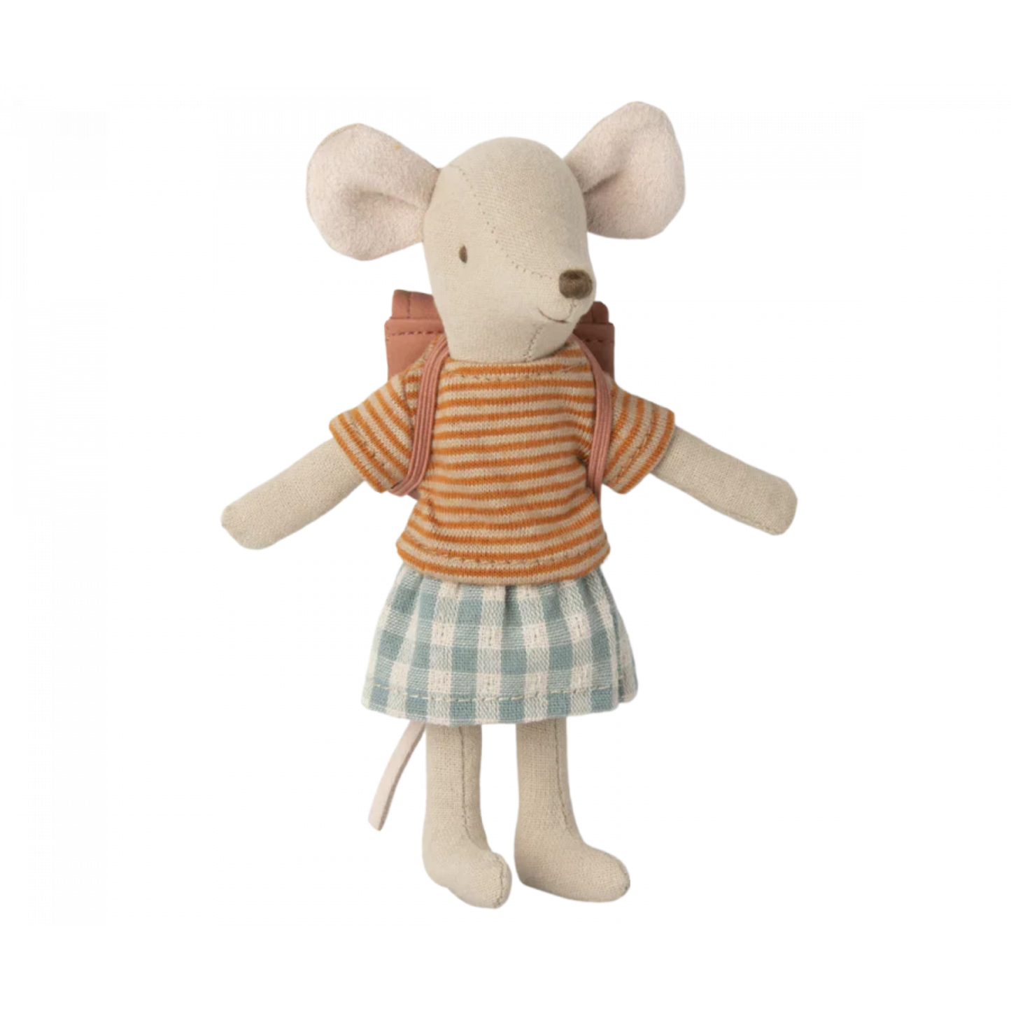 Clothes and Bag, Big Sister Mouse (Old Rose)