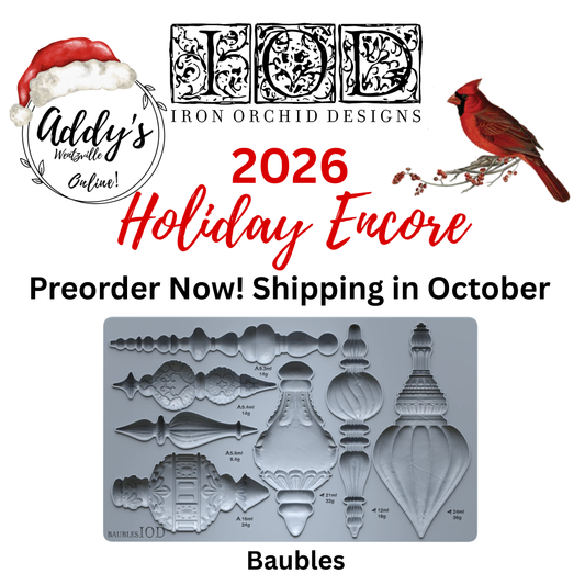 PREORDER: Baubles IOD 6"x 10" Mould