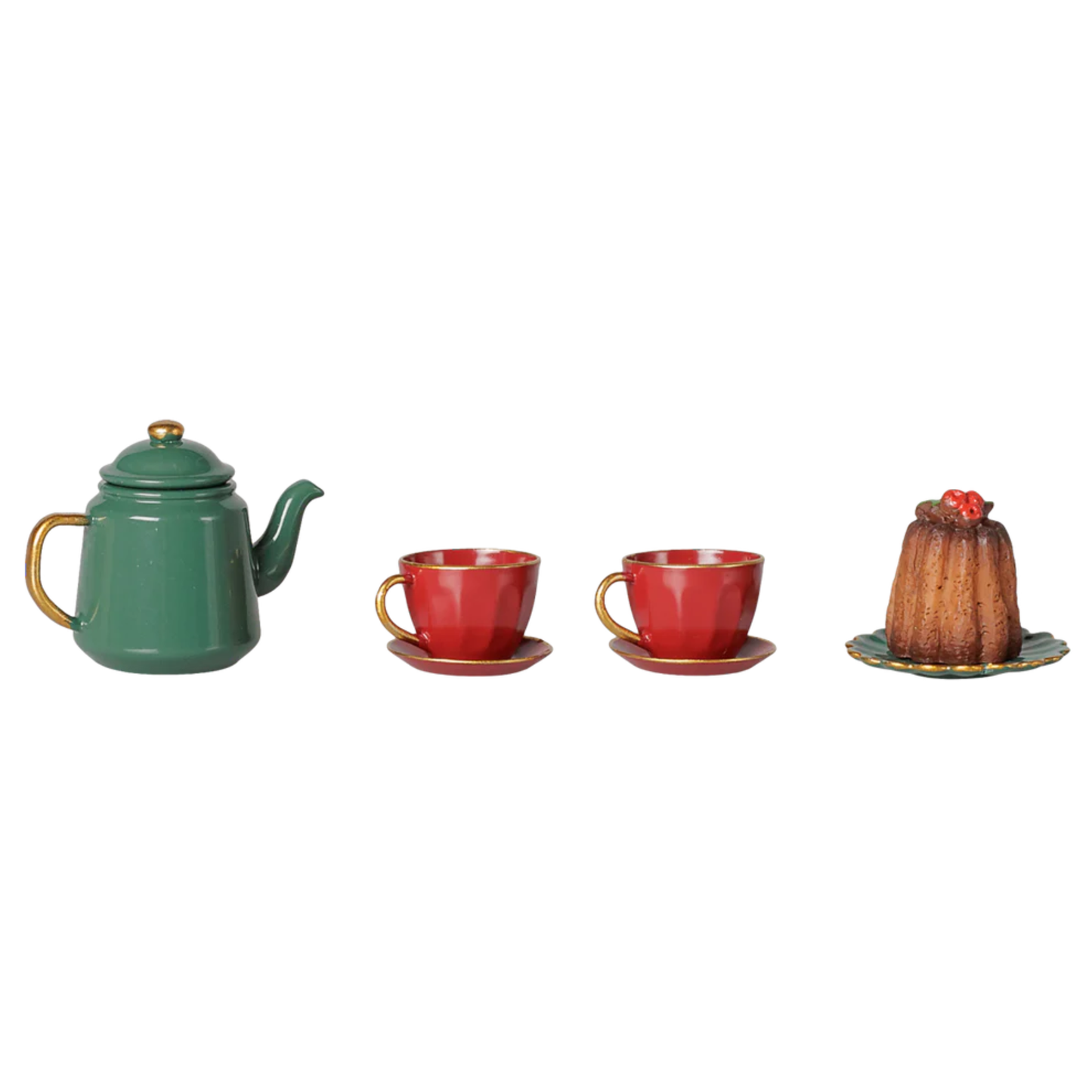 PREORDER: Christmas Tea Party, Mouse (Red/Green) (Expected: 11/01/26)