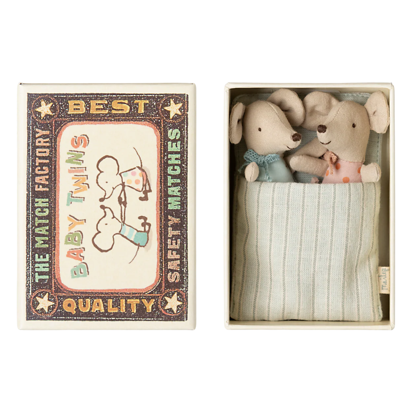 Twins, Baby Mice in Matchbox