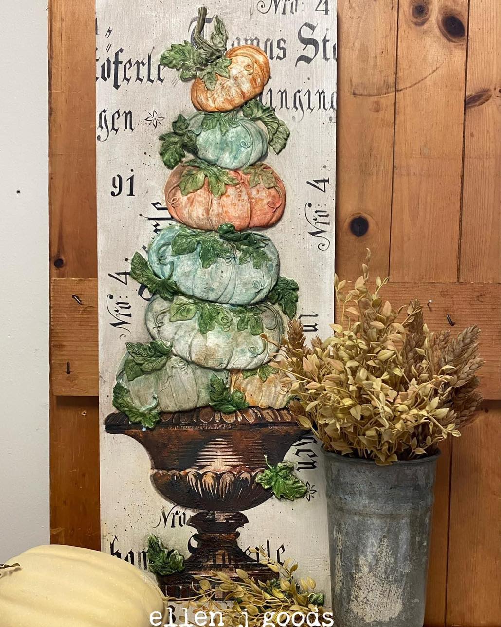Hello Pumpkin IOD 6"x 10" Mould (Retired)