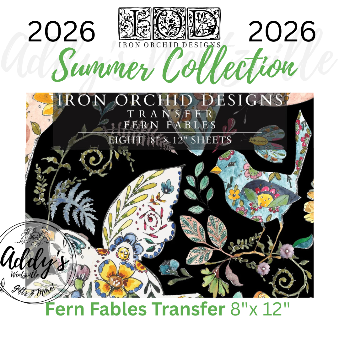 Fern Fables IOD Transfer 8"x 12" Pad