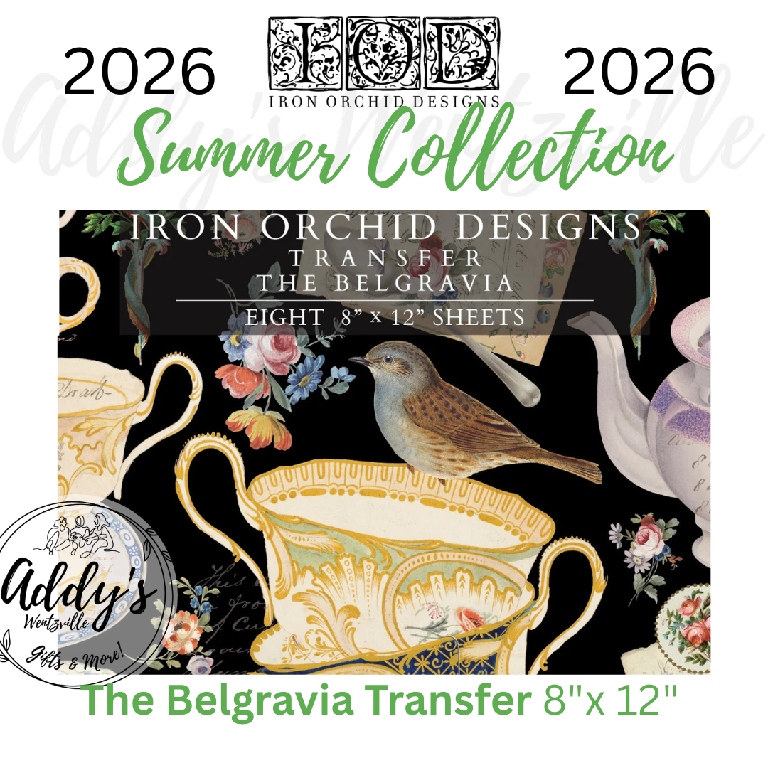 The Belgravia IOD Transfer 8"x 12" Pad
