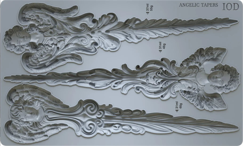 Angelic Tapers IOD 6"x 10" Mould (Retired)