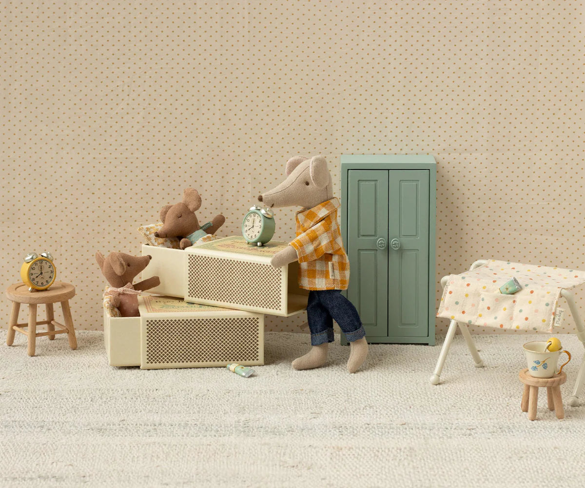 Sleepy Wakey Baby Mouse in Matchbox