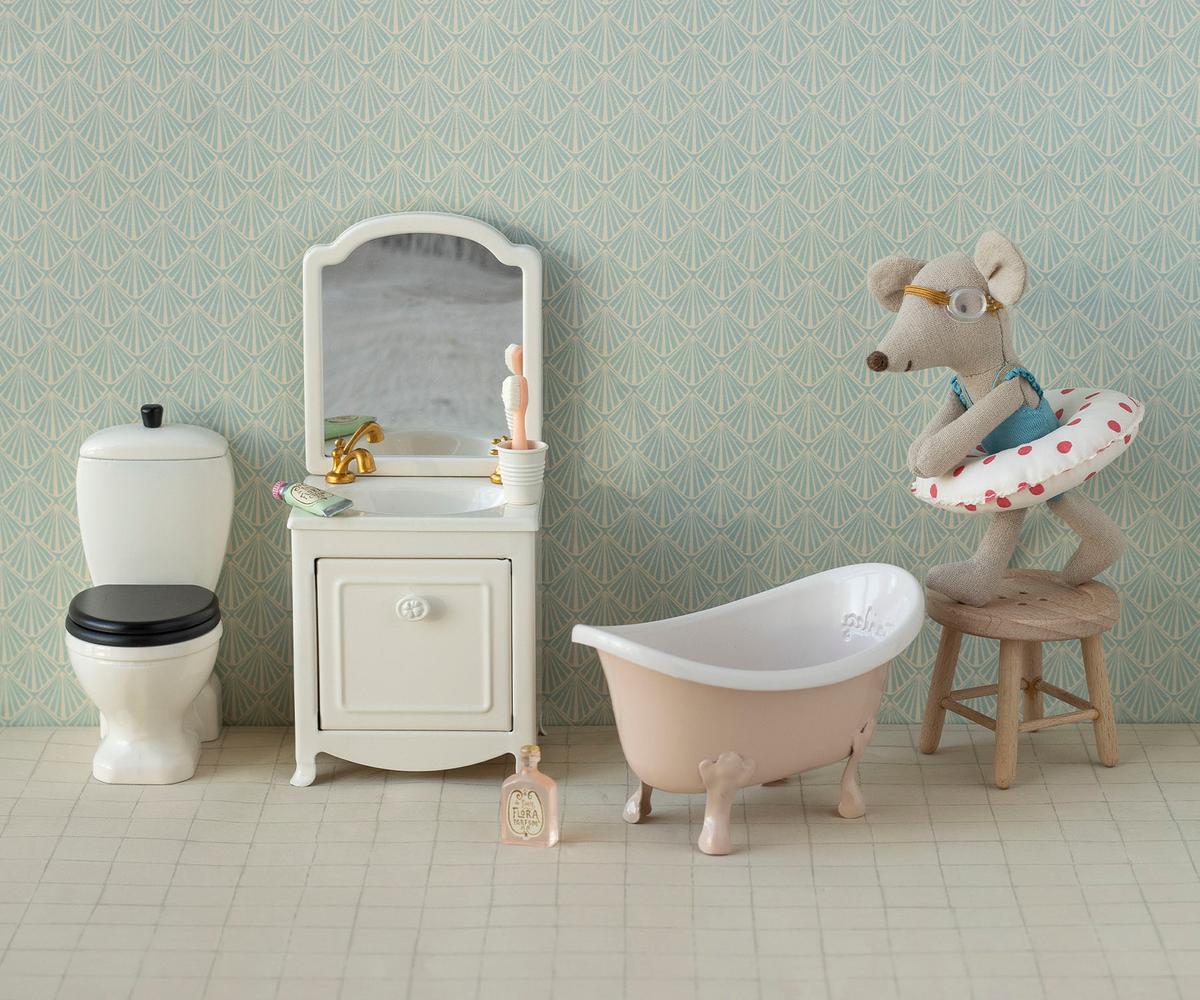 Sink Dresser with Mirror, Mouse (Off White)
