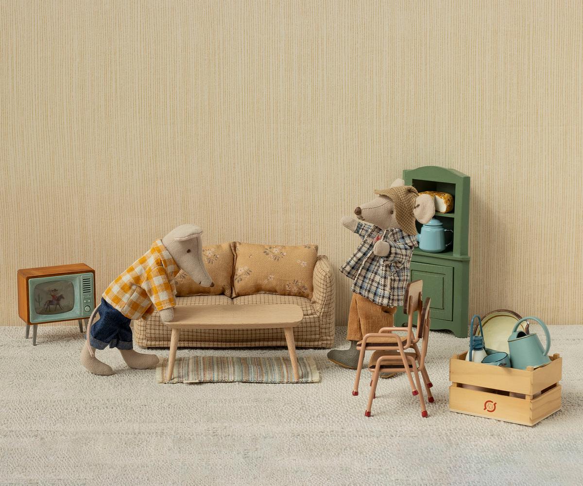 Corner Cabinet, Mouse (Dark Green)