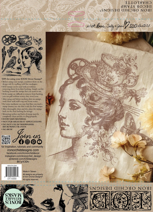Charlotte IOD 12"x 12" Stamp