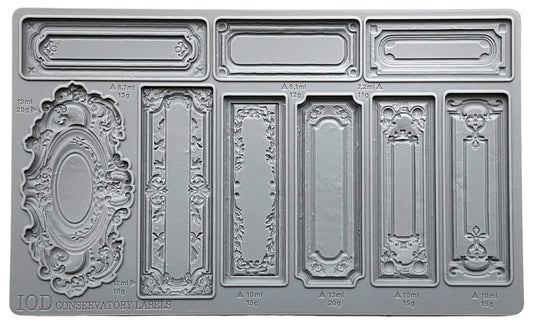 Conservatory Labels 6x10 IOD Mould