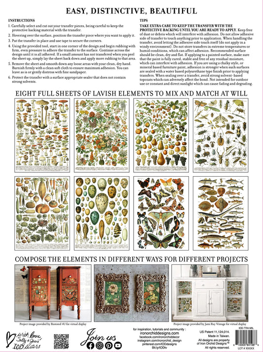 Millot's Pages IOD Transfer 12"x 16" Pad