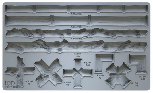 Faux Bois 6x10 IOD Mould