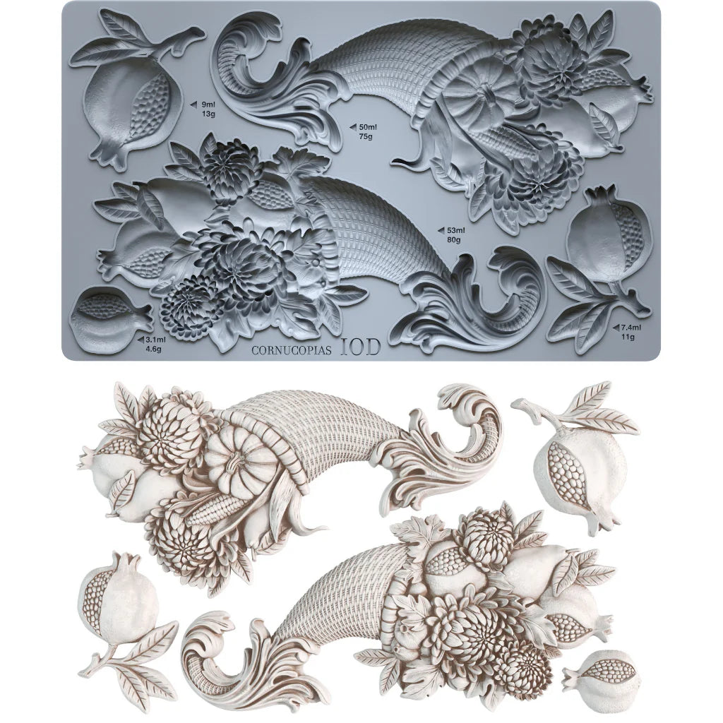 Cornucopias IOD 6"x 10" Mould