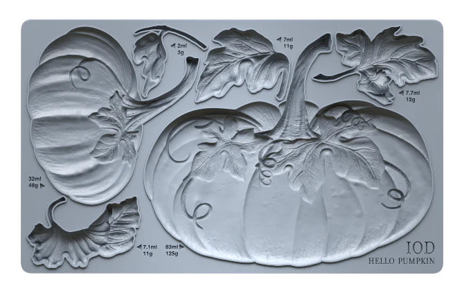 Hello Pumpkin IOD 6"x 10" Mould (Retired)
