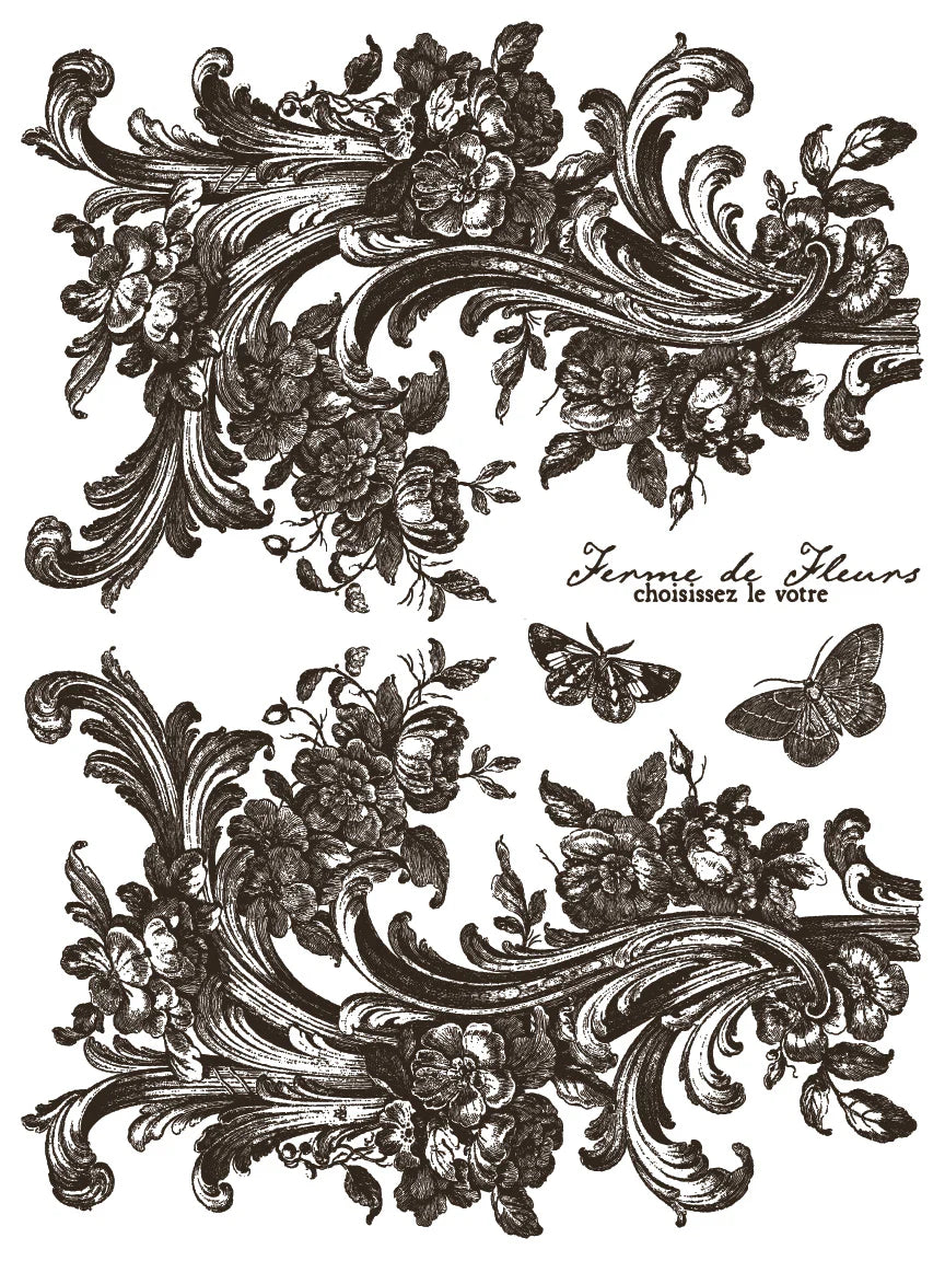 Hameau de la Reine IOD Paint Inlay 12"x 16" Pad