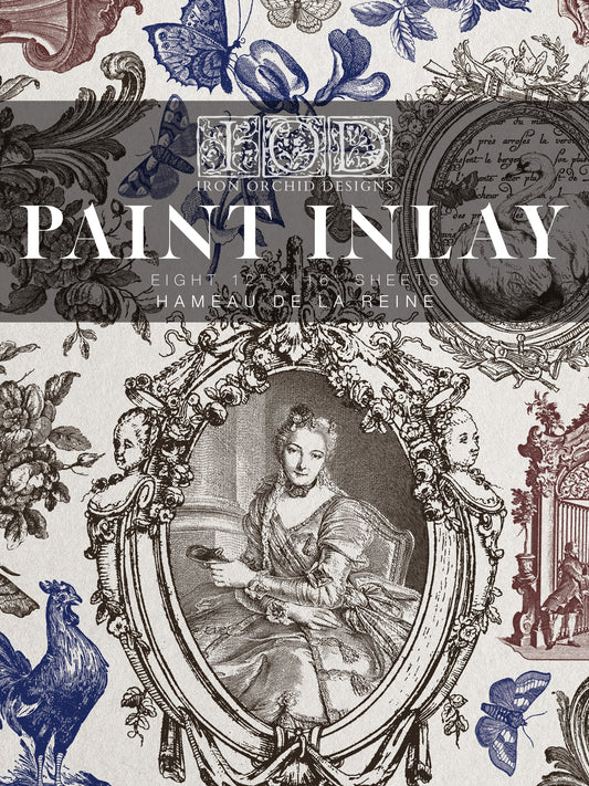 Hameau de la Reine IOD Paint Inlay 12"x 16" Pad