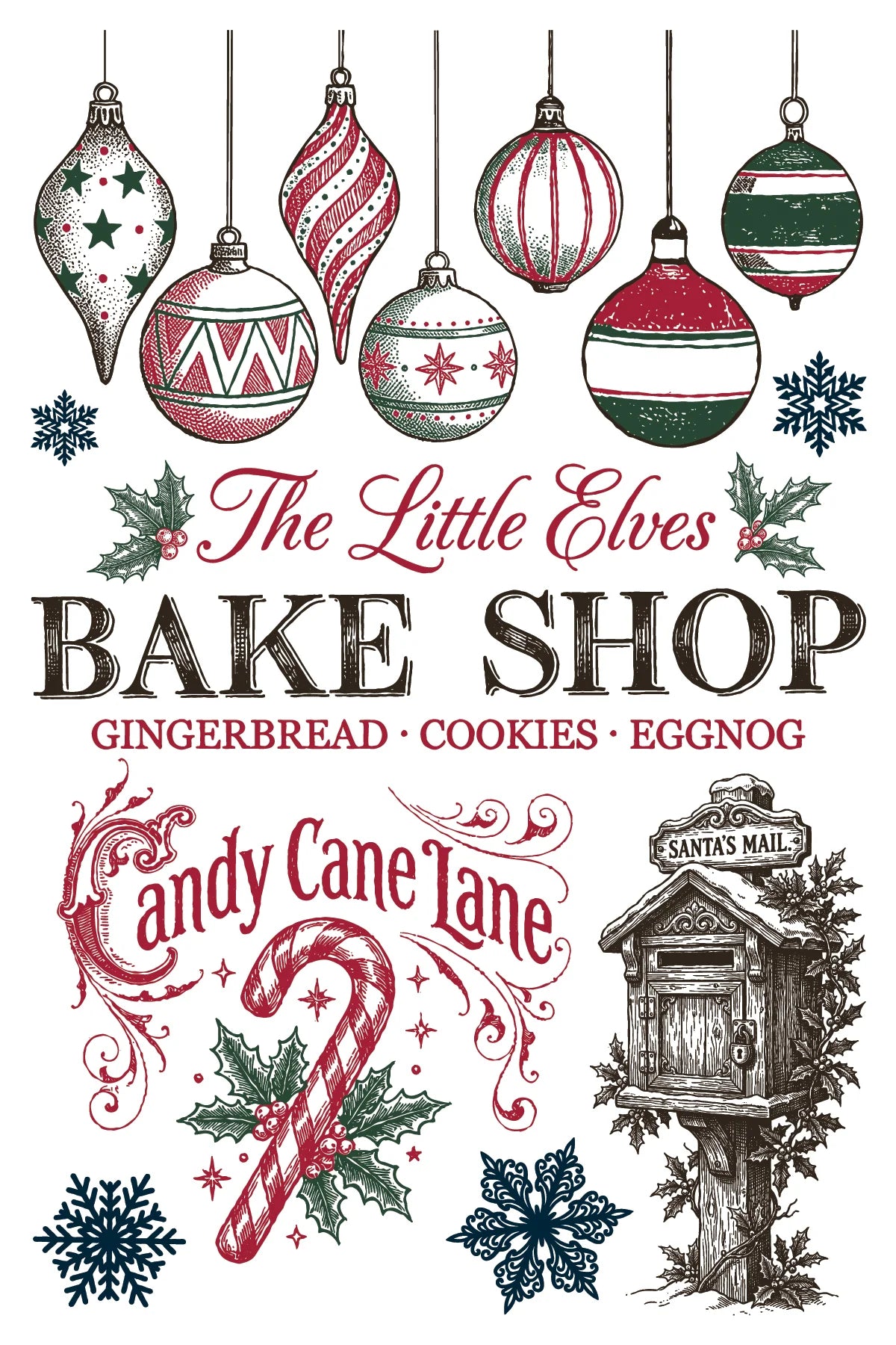 The North Pole Co. IOD 8"x 12" Paint Inlay