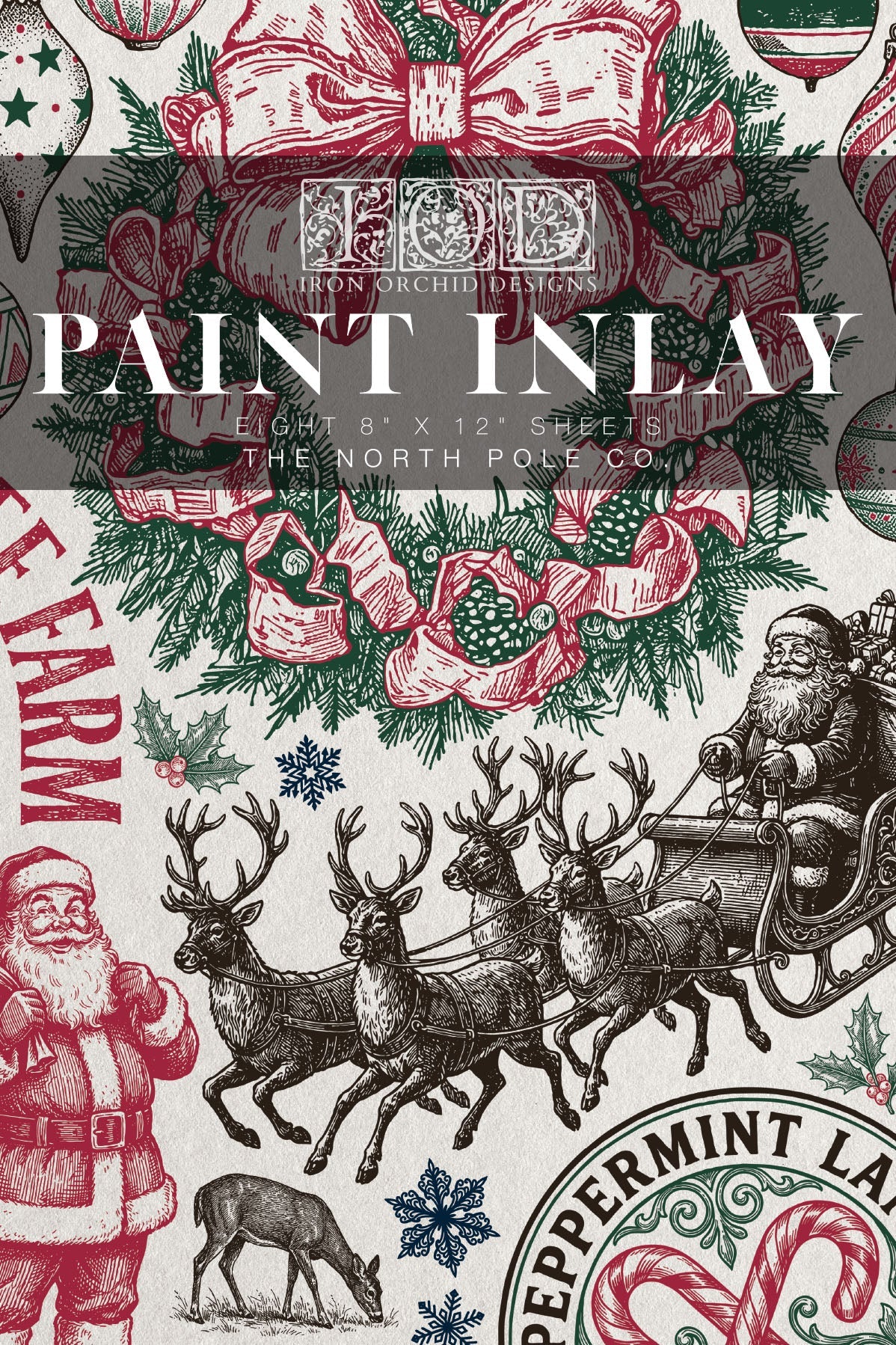 The North Pole Co. IOD 8"x 12" Paint Inlay