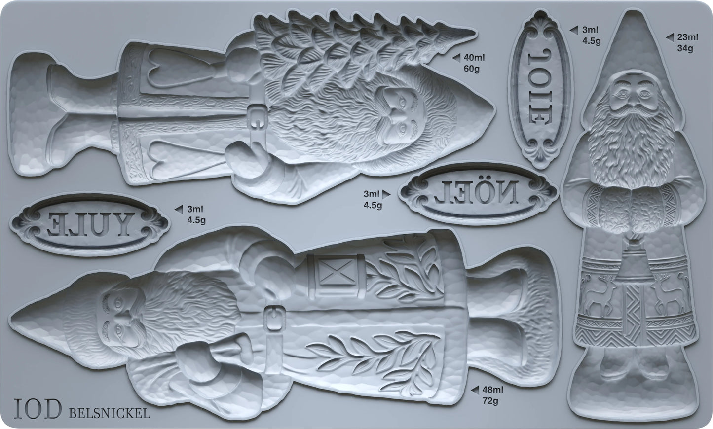 Belsnickel IOD 6"x 10" Mould