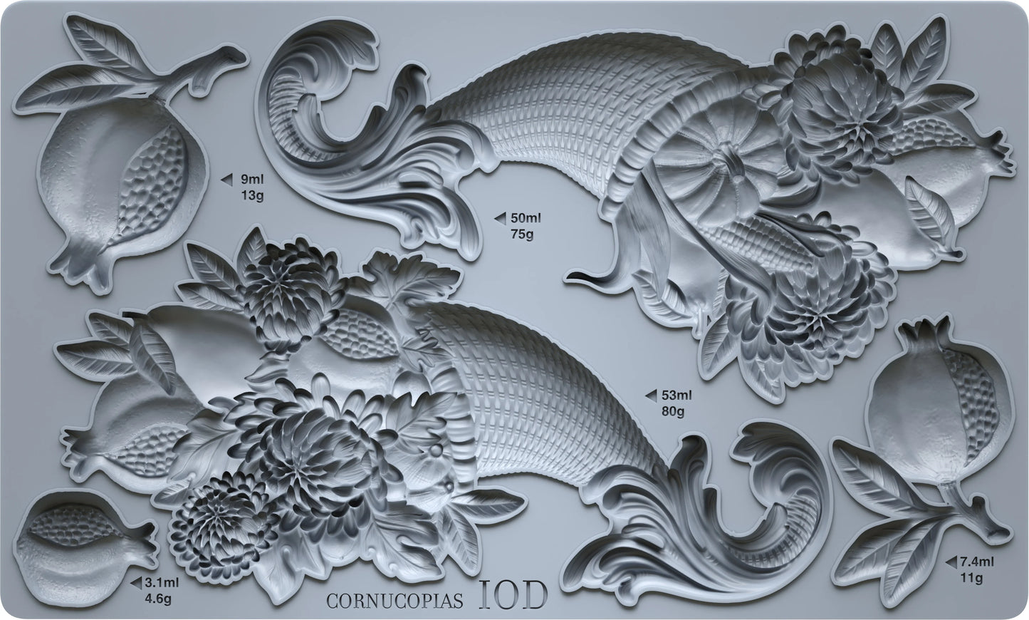 Cornucopias IOD 6"x 10" Mould