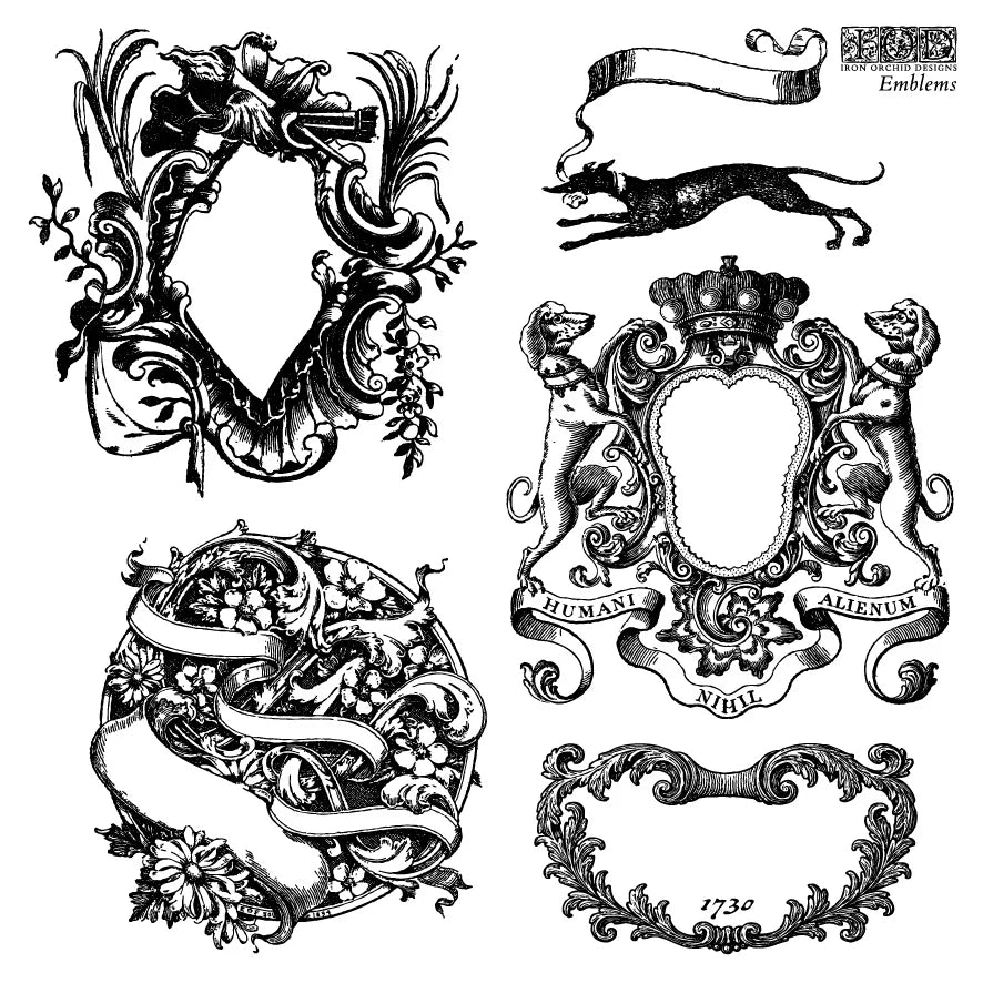 Emblems IOD 6"x 6" Stamp
