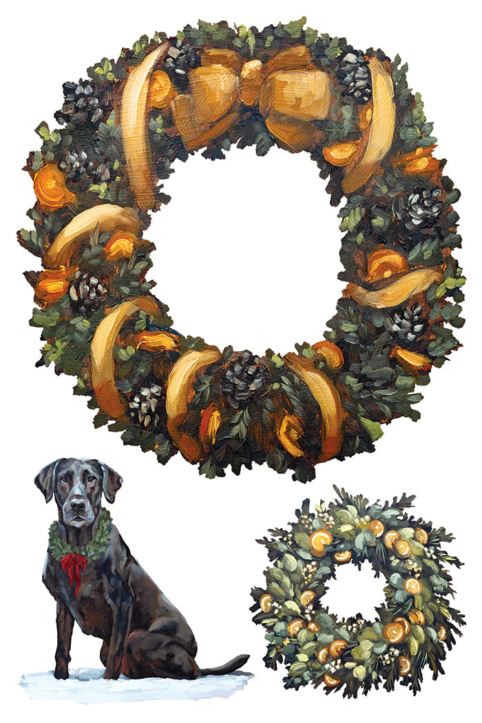 A Cotswold Christmas IOD Transfer 8"x 12" Pad