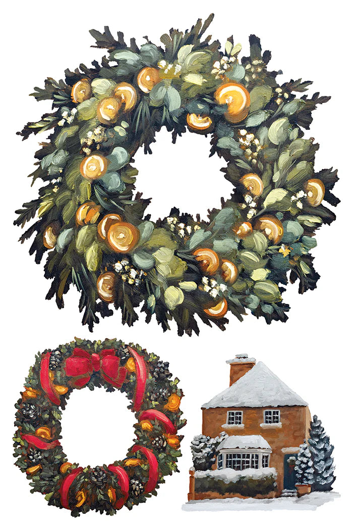 A Cotswold Christmas IOD Transfer 8"x 12" Pad