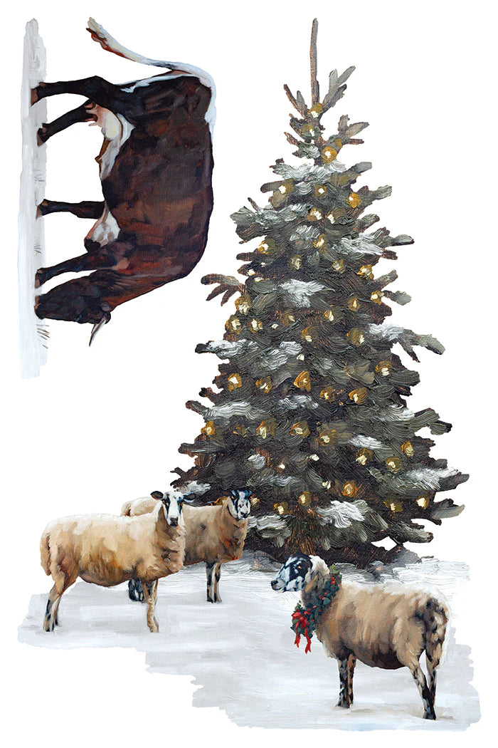 A Cotswold Christmas IOD Transfer 8"x 12" Pad