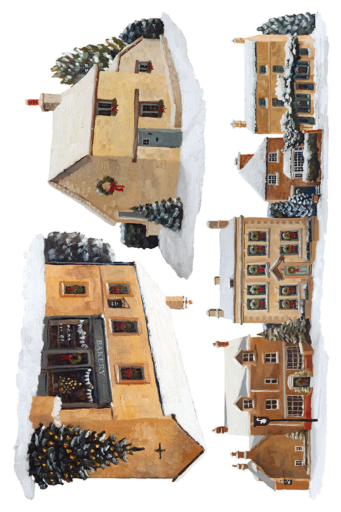 A Cotswold Christmas IOD Transfer 8"x 12" Pad