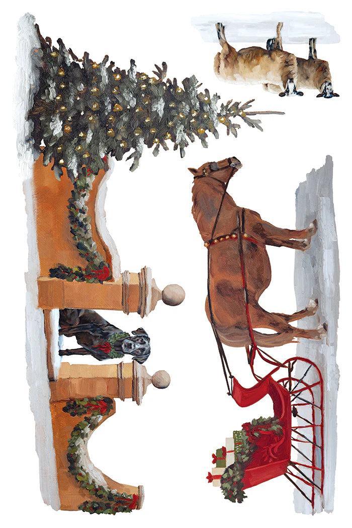 A Cotswold Christmas IOD Transfer 8"x 12" Pad