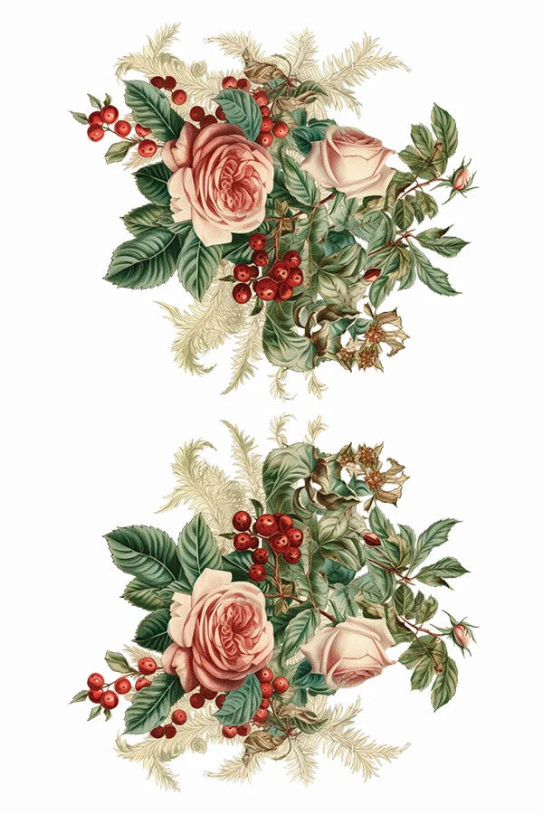 Candy Cane Cottage IOD Transfer 8"x 12" Pad (Retired)