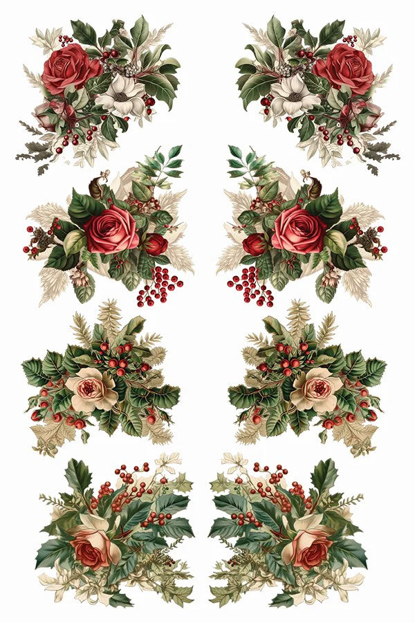 Candy Cane Cottage IOD Transfer 8"x 12" Pad (Retired)