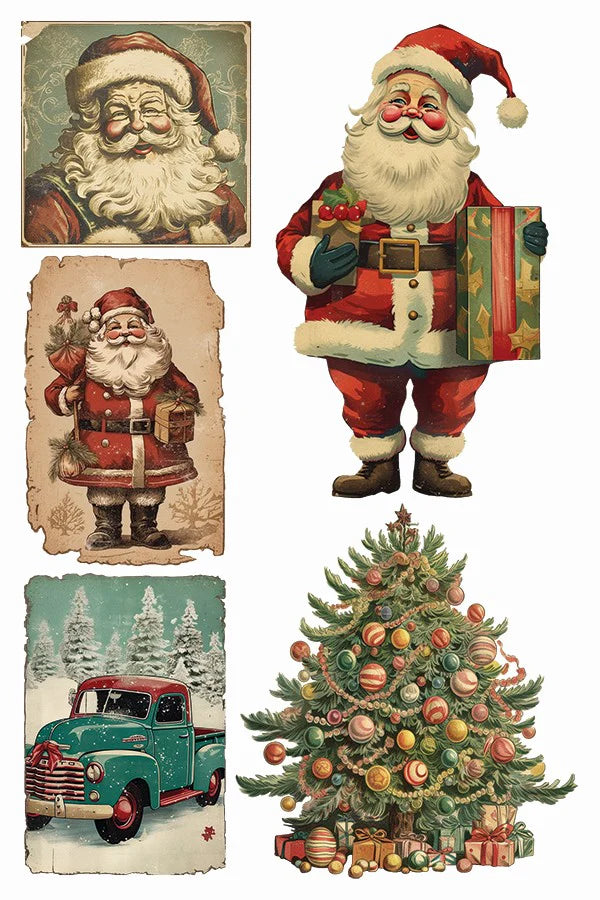Candy Cane Cottage IOD Transfer 8"x 12" Pad (Retired)