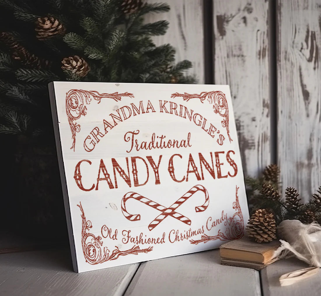 Candy Cane Cottage IOD Transfer 8"x 12" Pad (Retired)