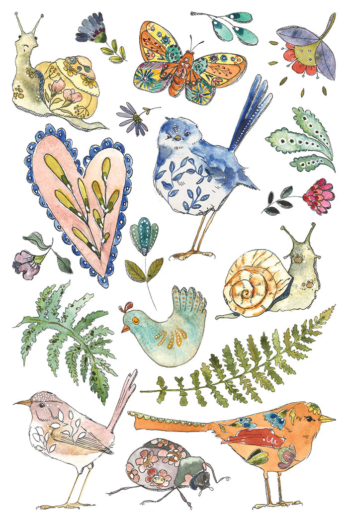 Fern Fables IOD Transfer 8"x 12" Pad