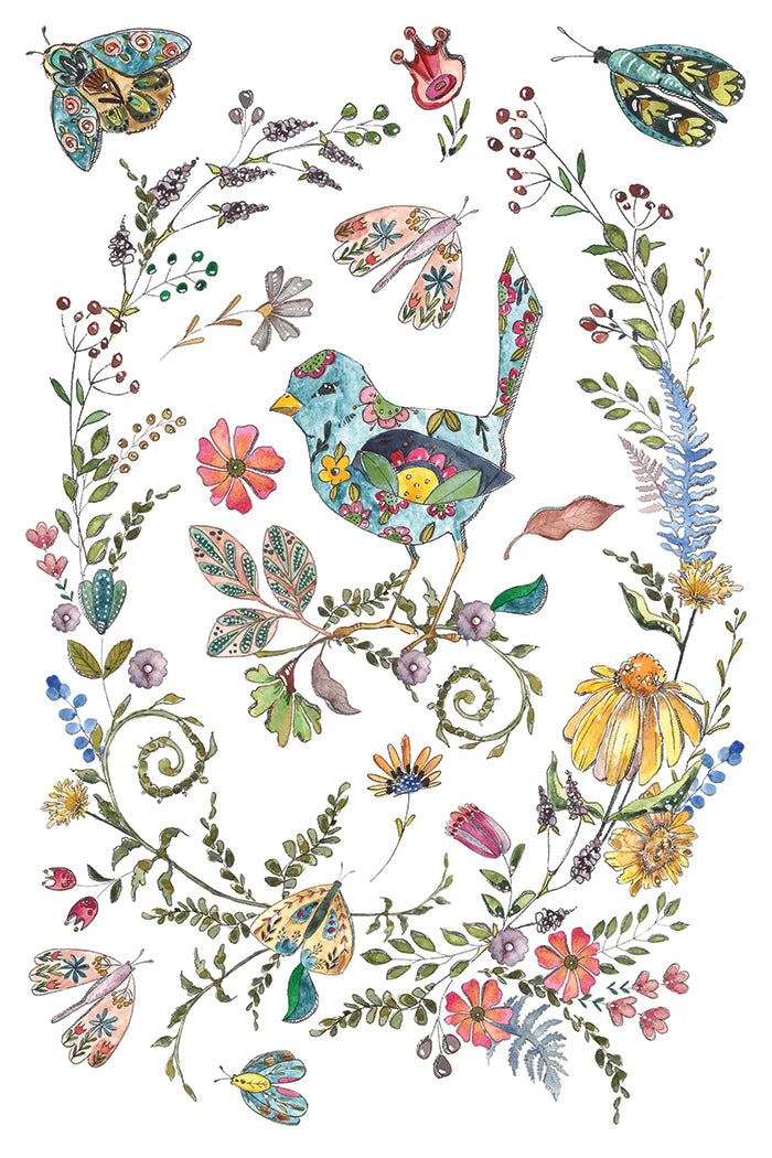 Fern Fables IOD Transfer 8"x 12" Pad