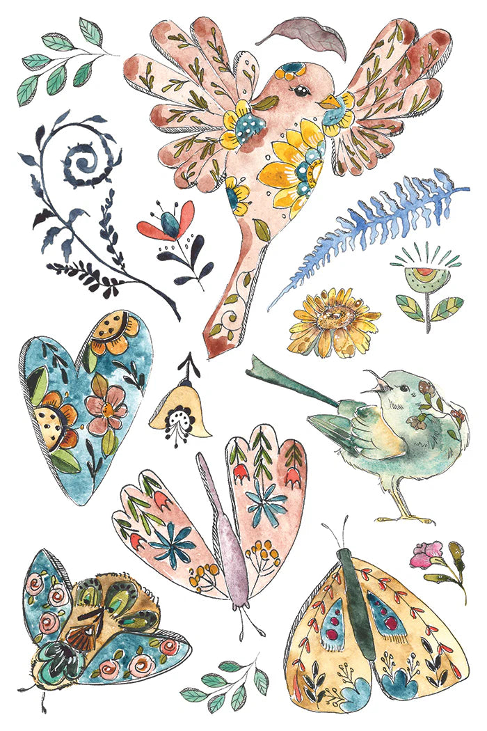 Fern Fables IOD Transfer 8"x 12" Pad