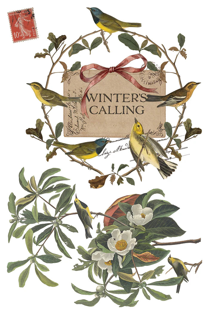 Winter's Calling IOD Transfer 8"x 12" Pad