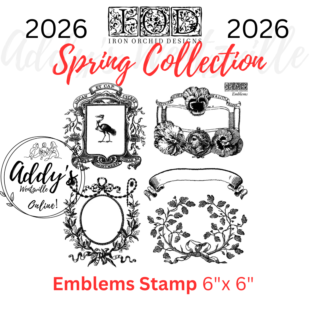 Emblems IOD 6"x 6" Stamp