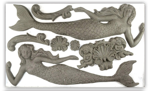 Sea Sisters IOD 6"x 10" Mould (Retired)