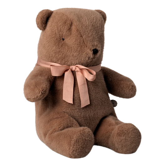 Teddy Bear Plush, Medium (Soft Brown)