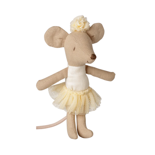 PREORDER: Ballerina Mouse, Little Sister (Off White) (Expected: 10/15/26)