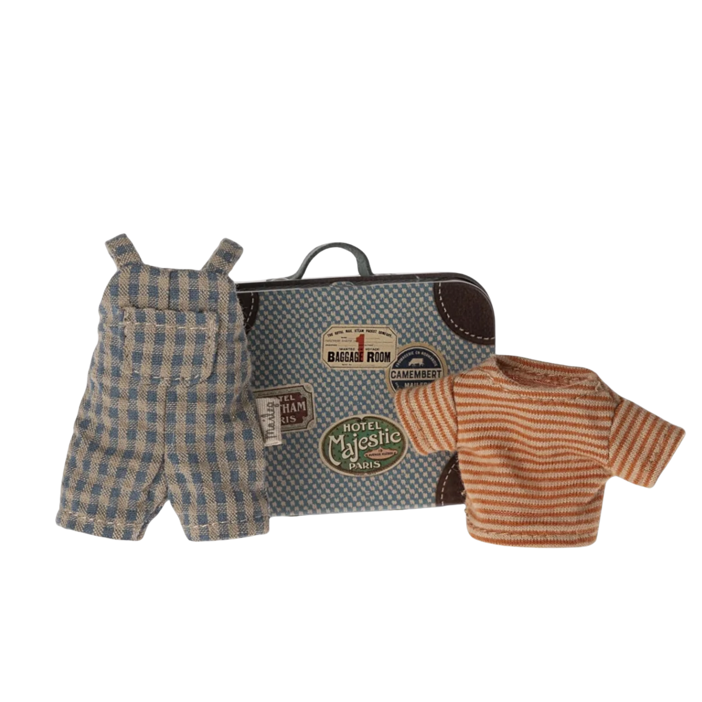Overalls and Shirt in Suitcase, Big Brother Mouse