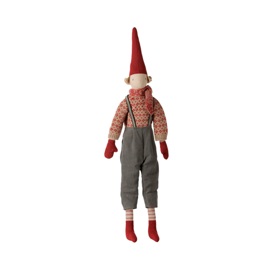 PREORDER: Pixy, Size 4, Boy (Knitted Sweater and Scarf) (Expected: 09/15/26)