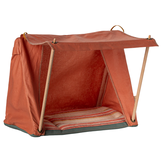 Happy Camper Tent, Mouse (Coral)